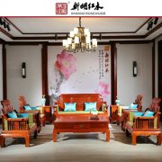 <b>红木电视柜与多宝阁组合套装</b>